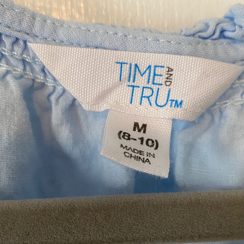 Time and Tru Sleeveless Blue Ombre Blouse - Picture 2 of 5
